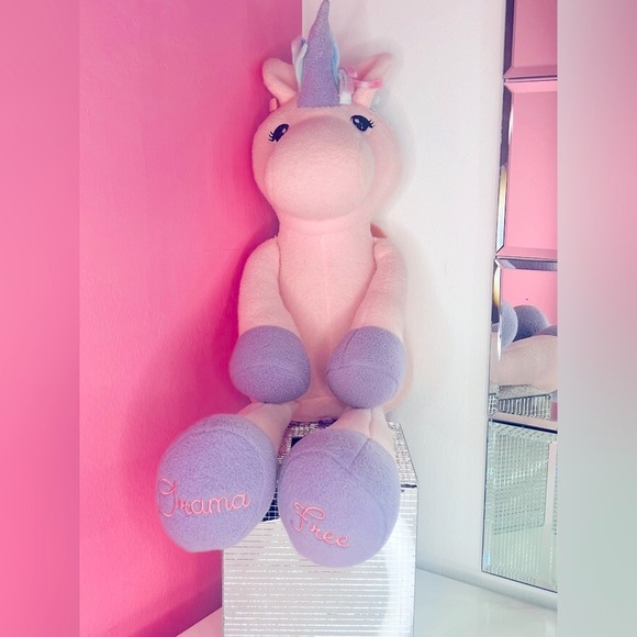 PLUSH Pink Unicorn “Drama Free” - Picture 2 of 9
